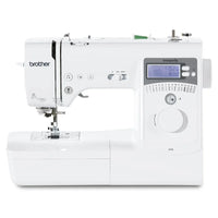 Brother Innov-is A16 Nähmaschine mit LC-Display und Funktionsrad in Nahaufnahme